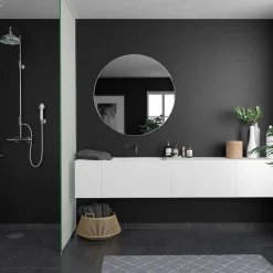 Våtrumsskiva Fibo Black 2024-M00 S