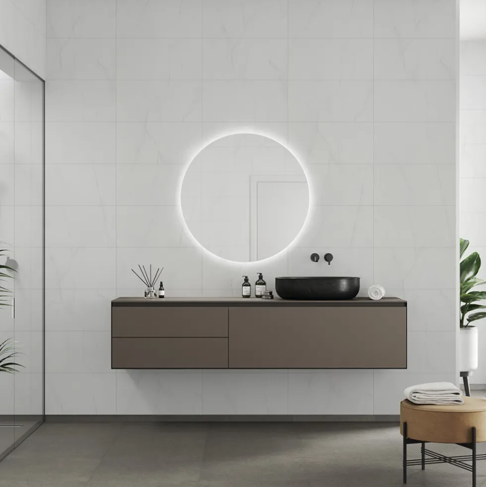 Våtrumsskiva Fibo 2487-LM6030 S Bianco Marble 10x620x3020 mm