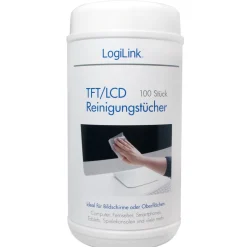 Våtservetter LogiLink LCD/LED 100-p L