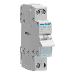 Växlingsomkopplare Hager I-II 1 Modul 25 A 230 V