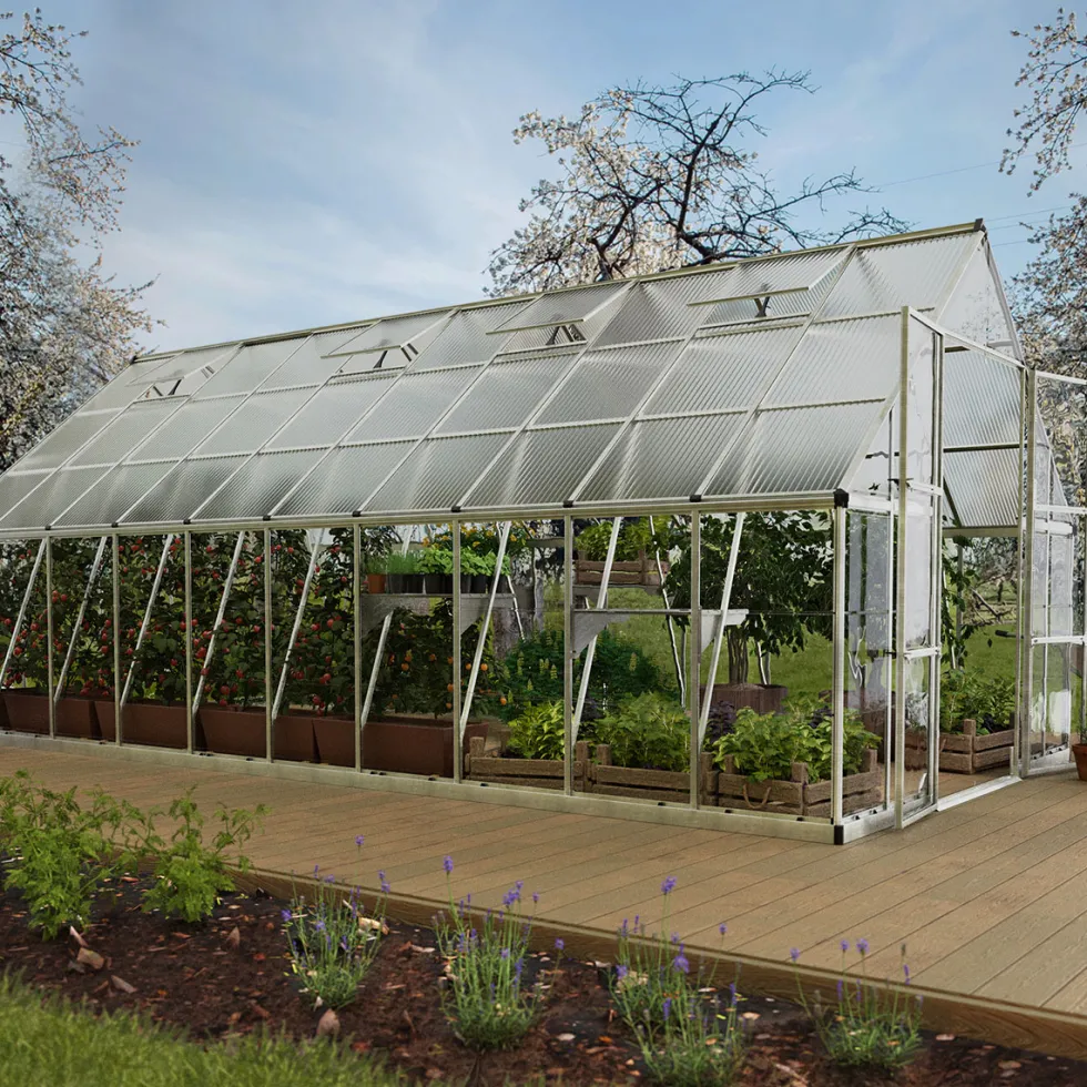 Växthus Canopia by Palram Balance 17,9 m² Silver