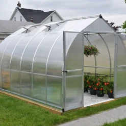 Växthus Canopia by Palram Bella Aluminiumram med UV-Skyddad Polykarbonat & Ventilationsfönster, 8,9 m²