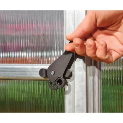 Växthus Canopia by Palram Mythos Aluminiumram med UV-Skyddad Polykarbonat & Ventilationsfönster, 7,9 m²
