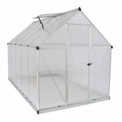 Växthus gop Multi Line Mythos Aluminiumram med UV-Skyddat Polykarbonatglas, 5.7 m²