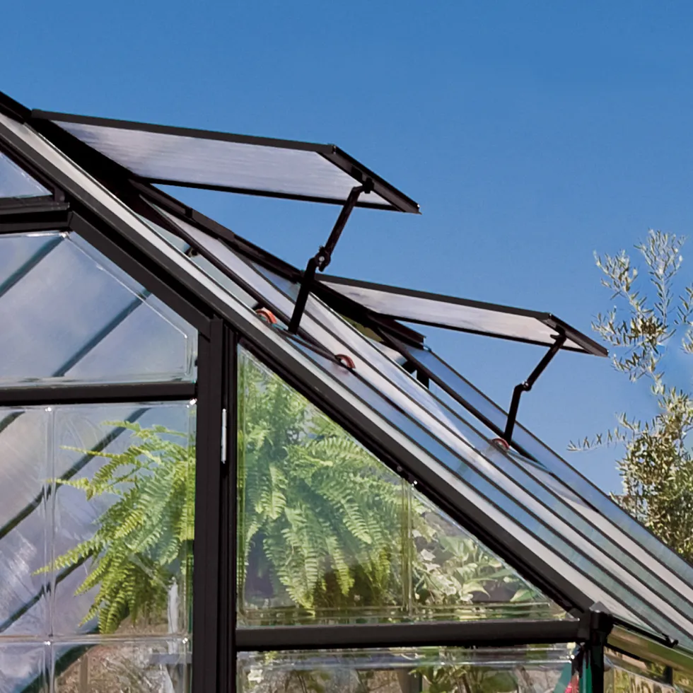 Växthus/Orangeri Canopia by Palram Victory Aluminiumstomme med UV-Skyddade Polykarbonatfönster, 11,04 m²