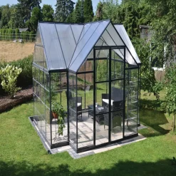 Växthus/Orangeri Canopia by Palram Victory Aluminiumstomme med UV-Skyddade Polykarbonatfönster, 11,04 m²