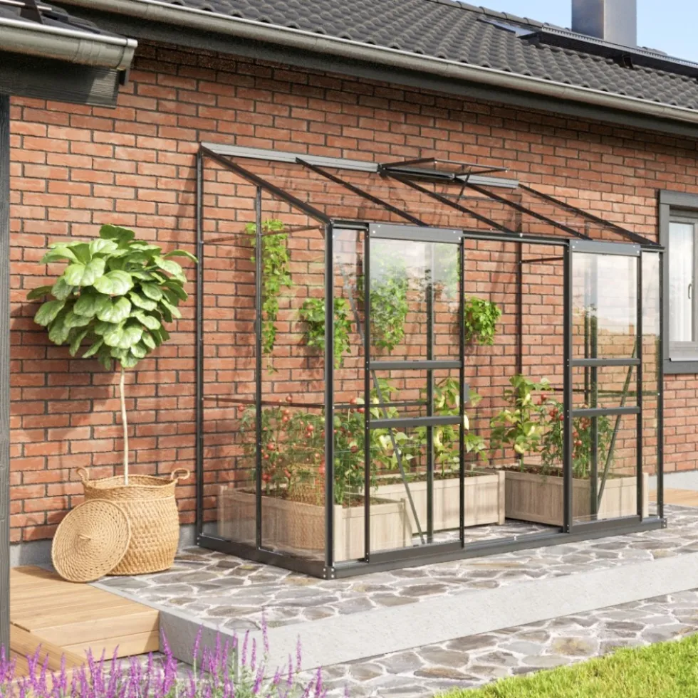 Växthus Vitavia Ida 3,3 kvm med Sockel