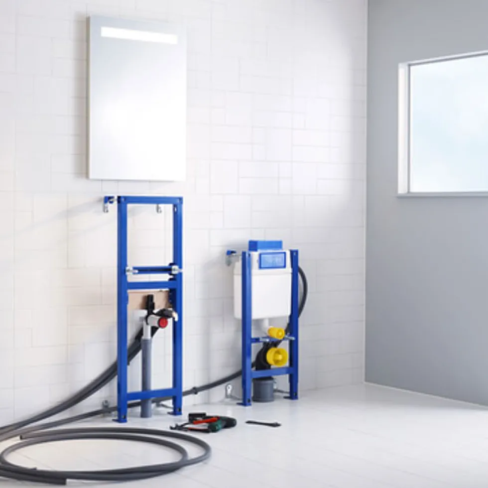 WC-fixtur Gustavsberg Triomont XS Vario Mekanisk