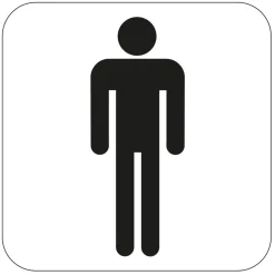 WC-Skylt Habo Herr