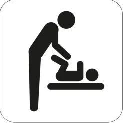 WC-Skylt Habo Skötrum