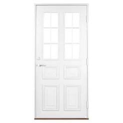 Ytterdörr Leksandsdörren Edshult Glas Eco74 RC2N
