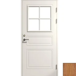 Ytterdörr SnickarPer 273G Teak Klarglas