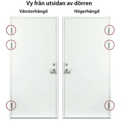 Ytterdörr SnickarPer 273 Vit