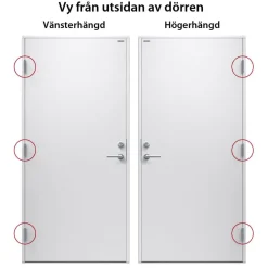 Ytterdörr SnickarPer 271 Vit