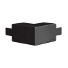 Ytterhörn till Matarkanal Hager LF/LFH 20 x 35 mm Halogenfri Svart RAL 9011
