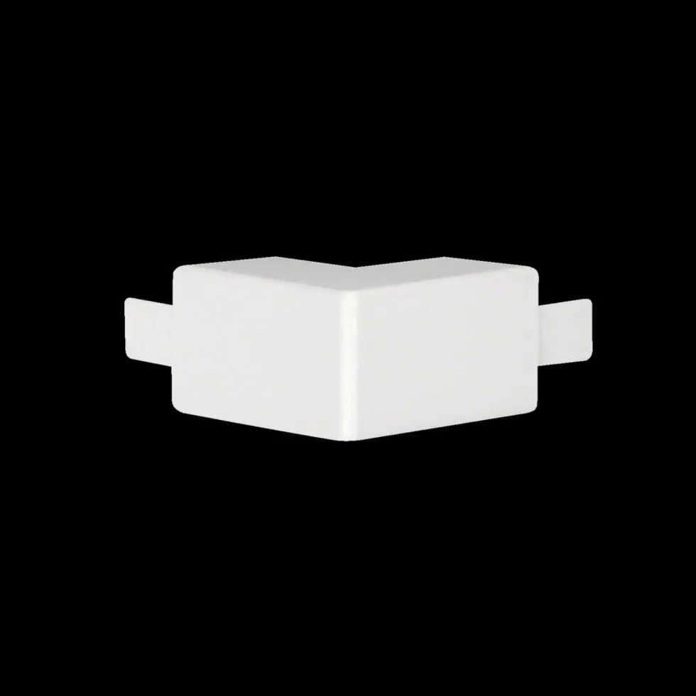 Ytterhörn till Matarkanal Hager LF/LFH 30 x 30 mm Halogenfri Vit RAL 9016