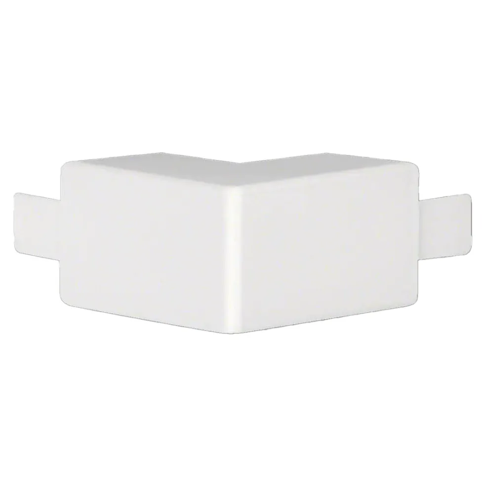 Ytterhörn till Matarkanal Hager LF/LFH 30 x 30 mm Halogenfri Vit RAL 9016